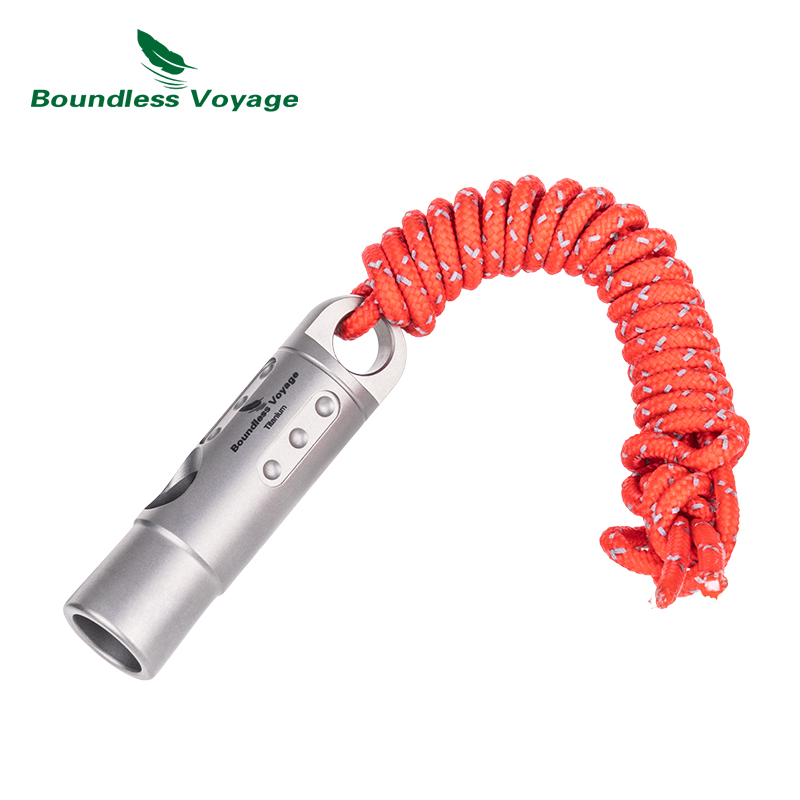 Boundless Voyage tytanowy gwiz – Emergency Whistle Loud recenzja i cena