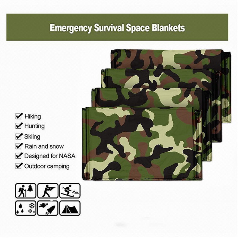 1 szt. Awaryjny koc termiczny  – Emergency Poncho Rain recenzja i cena