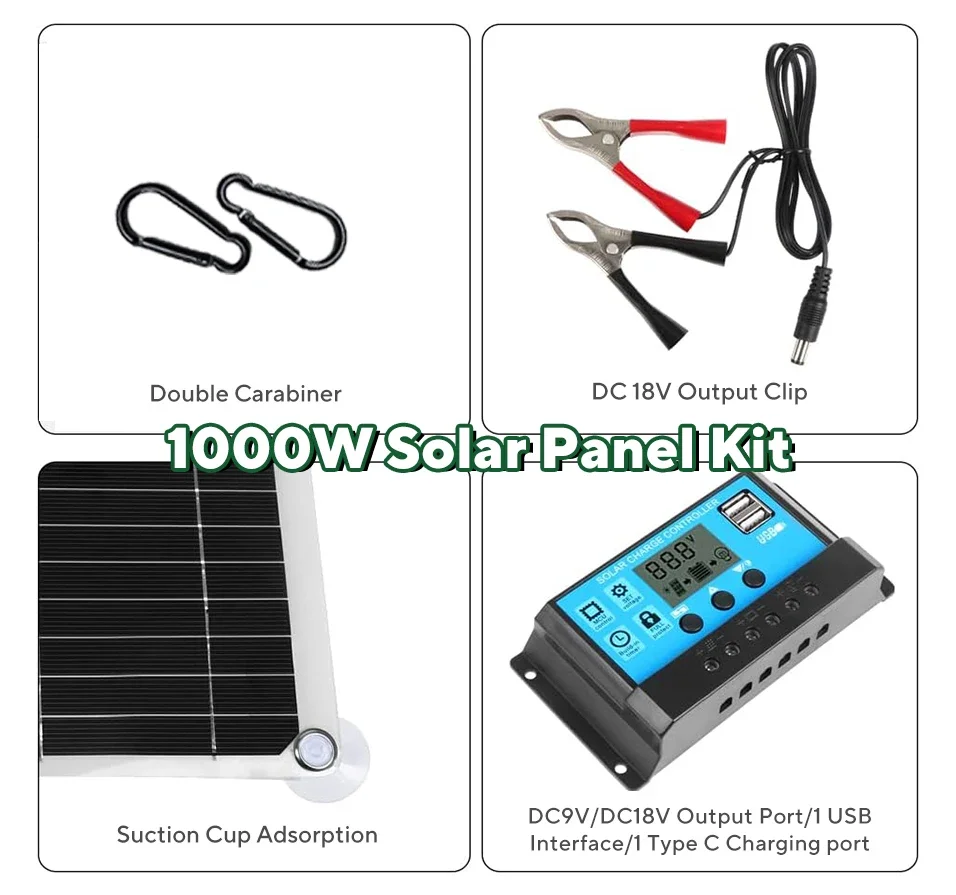 Zestaw paneli słonecznych 1000 – Solar Emergency Charger recenzja i cena